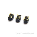 1.27mm 암 헤더 이중 행 SMT 검정색
